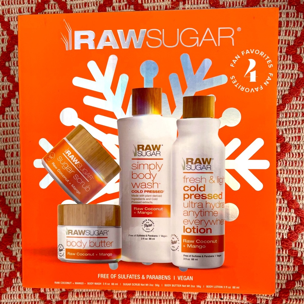 Raw Sugar Coconut and Mango Set